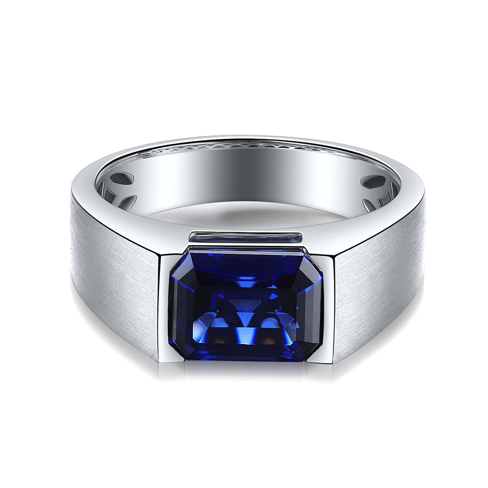 Panchaloha/Impon/Five metal blue stone ring for Men and Women Alloy  Sapphire Ring